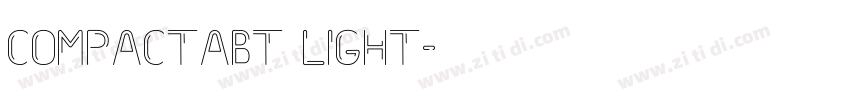 CompactaBT Light字体转换